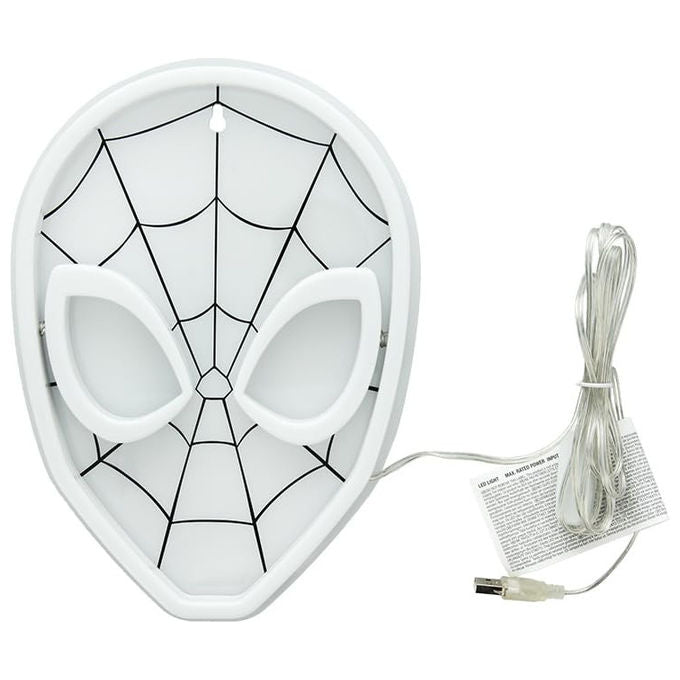 Paladone Luce Neon LED Spiderman Decorazione da Parete Licenza Ufficiale Marvel Rosso