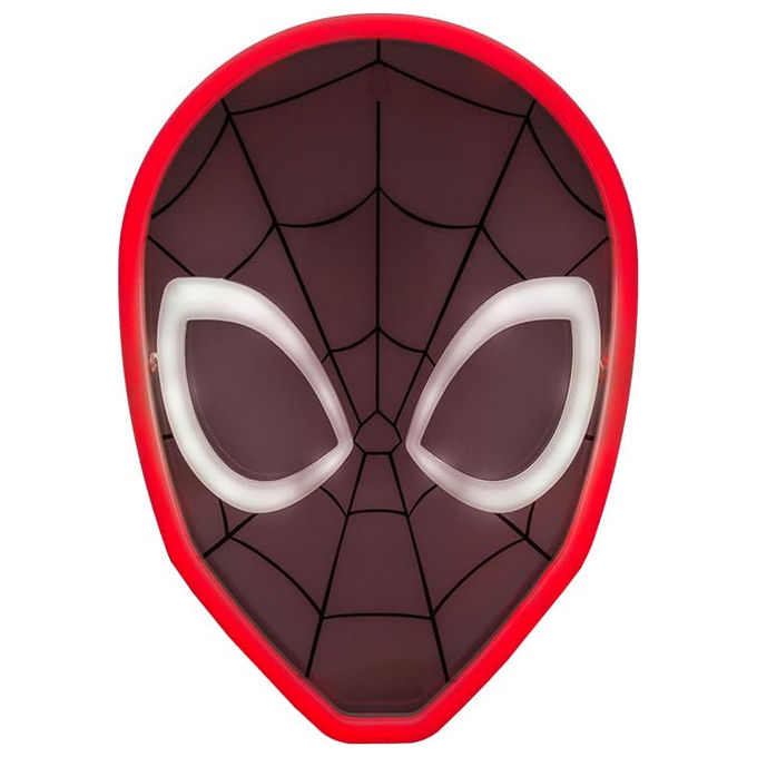 Paladone Luce Neon LED Spiderman Decorazione da Parete Licenza Ufficiale Marvel Rosso
