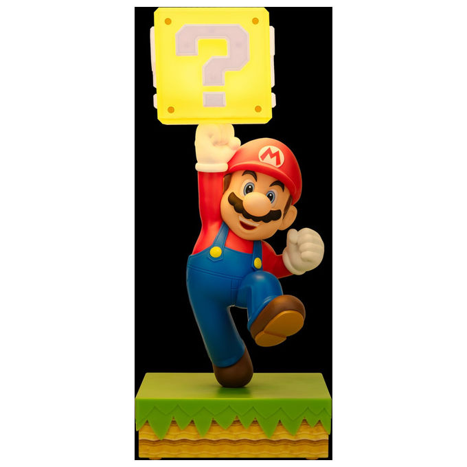 Paladone Lampada Diorama Super Mario 35cm 3 Impostazioni Luminosita' Suono Ufficiale USB
