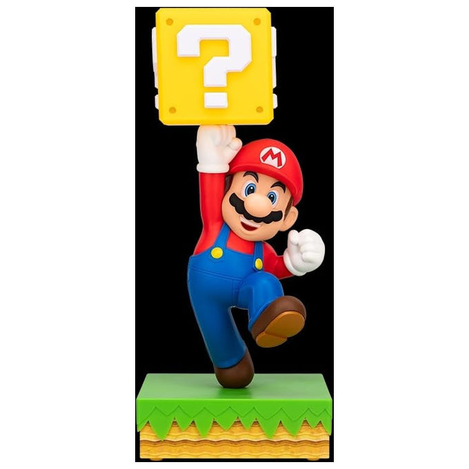 Paladone Lampada Diorama Super Mario 35cm 3 Impostazioni Luminosita' Suono Ufficiale USB