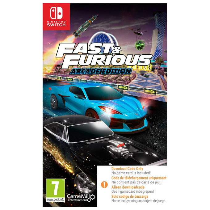 GameMill Entertainment, Fast and Furious Arcade Edition, Nintendo Switch, Standard