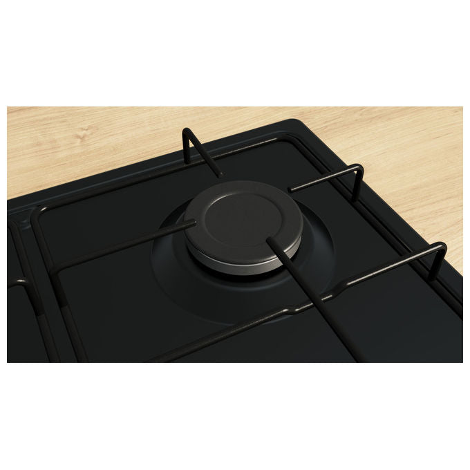 Bosch PGP6B6K80 Serie 4 Piano cottura a gas 60 cm 4 fuochi accensione elettronica dispositivo spegnimento fiamma colore Nero