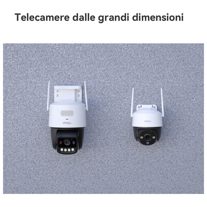 Imou Titan Pro, Telecamera esterno motorizzata 6MP, Copertura 360°, Visione notturna a colori