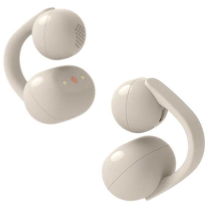 Sony U.K., Cuffie True Wireless, WFLC900C.CE7, Bluetooth, Beige