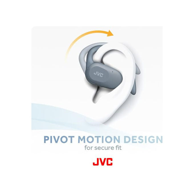 JVC HA-NP40T-A-U Nearphones Auricolari True Wireless Open Ear Bluetooth 5.4 26 ore IPX4 colore Blu