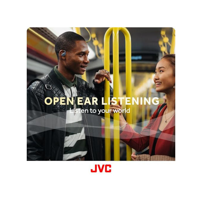 JVC HA-NP40T-A-U Nearphones Auricolari True Wireless Open Ear Bluetooth 5.4 26 ore IPX4 colore Blu