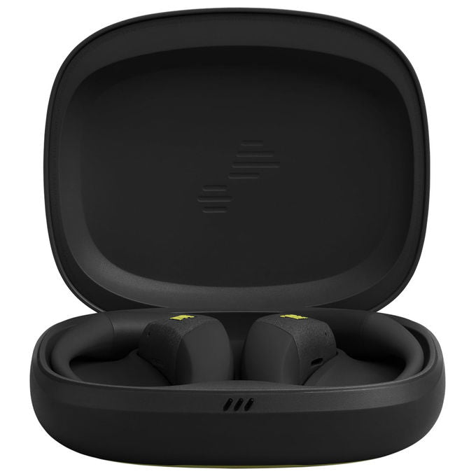 JBL, Endurance Zone, Cuffie Sportive Open-Ear True Wireless, Archetti Ergonomici, 32H Autonomia, IP68, Nero e Verde Lime