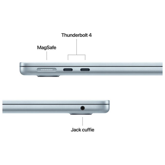 Apple MDHH4TA MacBook Air 13 pollici M5 16GB RAM 512GB SSD Celeste