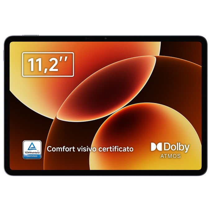 Xiaomi VHU6708EU Pad 8 Tablet Android 11.2'' 8 GB RAM 128 GB Wi-Fi 7 Snapdragon 8s Gen 4 con Tastiera colore Grigio