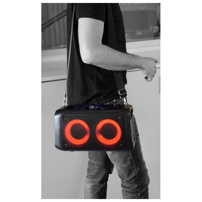 Karma, Diffusore Ricaricabile, Circle Light, Bluetooth 5.0, 200W, Microfono Incluso