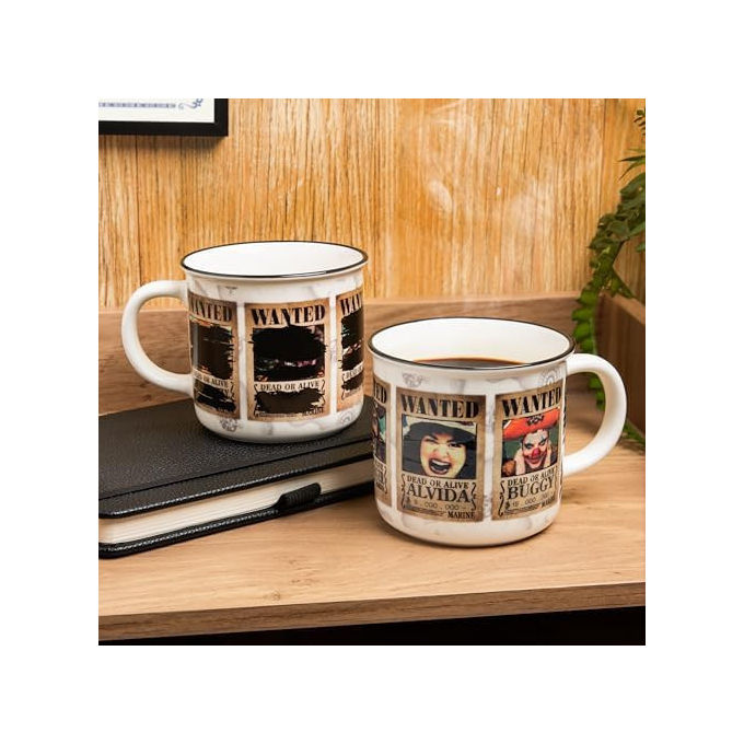 Paladone, Tazza One Piece Termo Reattiva, Cappello di Paglia, 350ml, Idea Regalo