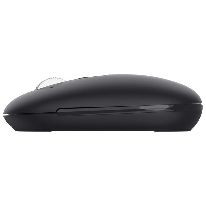 Trust, Mouse Wireless, Seron Slim Multi, Ambidestro, Bluetooth, RF, 3200 DPI, Silenzioso, Nero