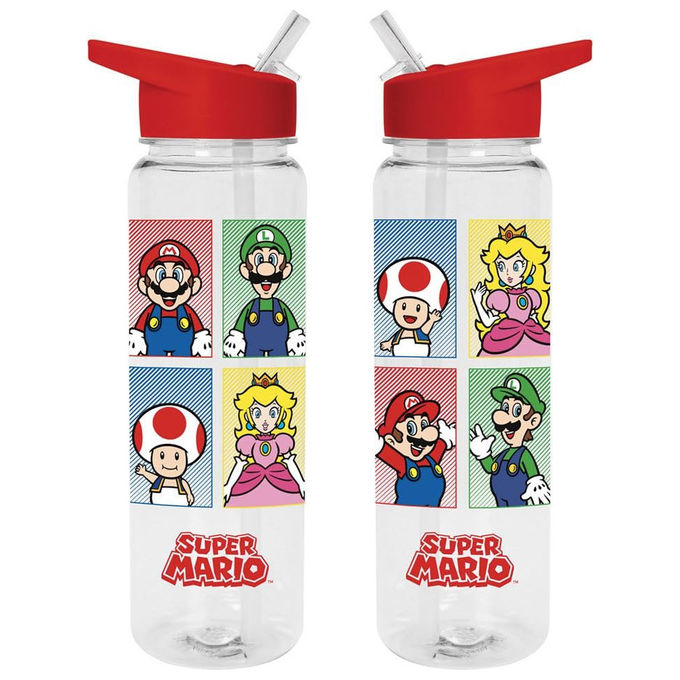 Pyramid International, Borraccia Super Mario Bros, Plastica, 700ml, Multicolore