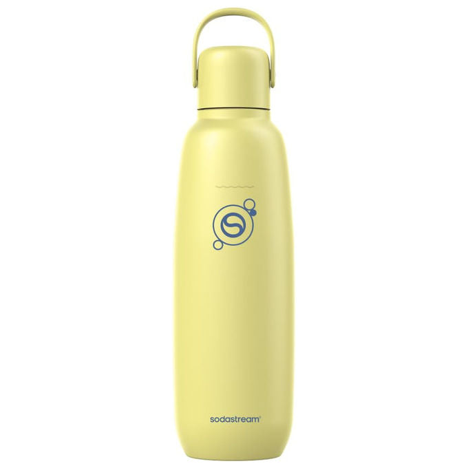 Sodastream Fizz and Go Cool, Borraccia 0.9L, Singola, Limone Zest, Quick-Connect
