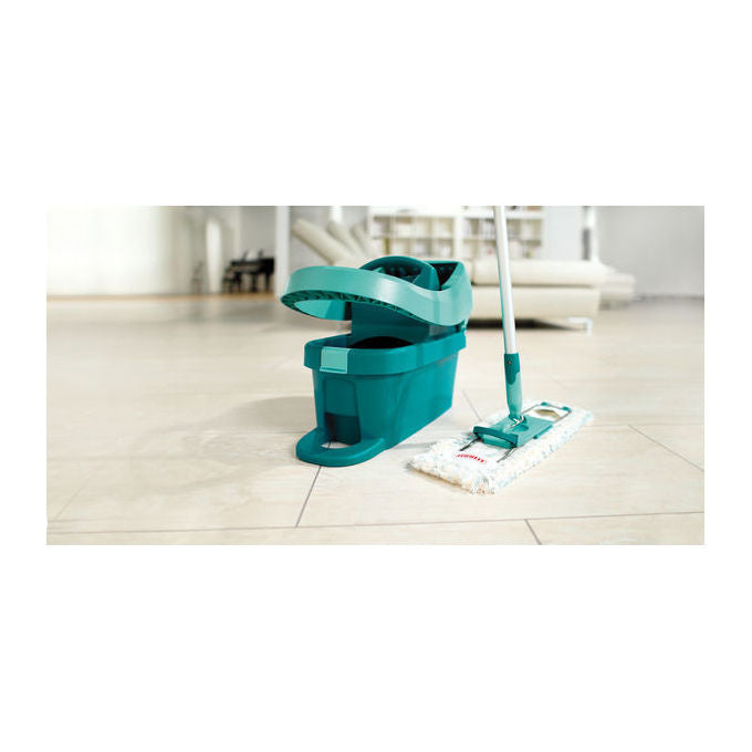 Leifheit, Spazzolone, Microfibra, Blu, Verde, Per pulizia bagnato