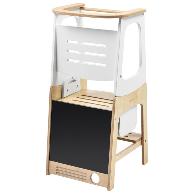Maxi-Cosi, Torre Montessoriana Toucan, Legno Naturale, Regolabile in Altezza, Convertibile Tavolo+Sedia