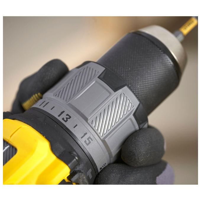 Stanley FatMax, Trapano Avvitatore a Percussione V20, 18V, Senza Spazzole, 2 Batterie, Caricabatterie, Valigetta