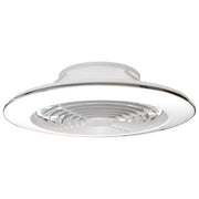 Mantra Iluminación 7490 Alisio XL Ventilatore da Soffitto con Plafoniera LED 95W 5900lm CCT 2700-5000K 73,5cm Motore DC Reversibile colore Bianco