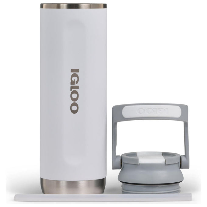 Igloo Borraccia Termica Sipper 20 0.6 L Acciaio Inox Bianca Isolata