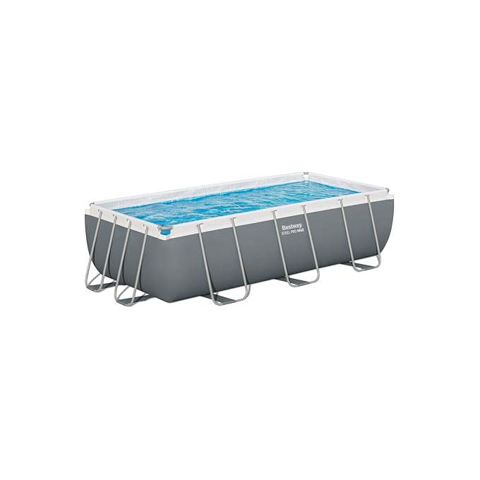 Bestway, Piscina Fuori Terra Steel Pro Max, 404x201x100 cm, Con Pompa e Scaletta