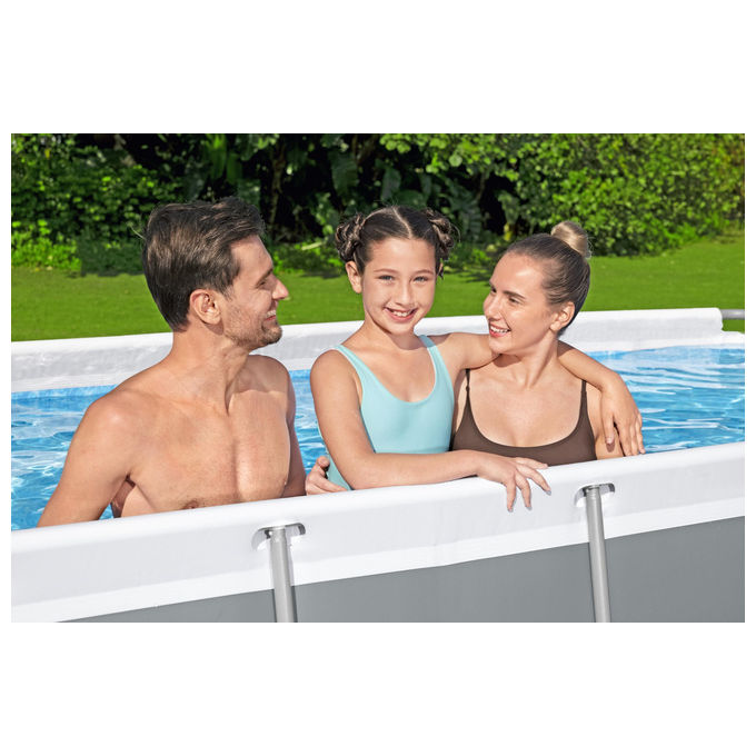 Bestway, Piscina Fuori Terra Steel Pro Max, 404x201x100 cm, Con Pompa e Scaletta