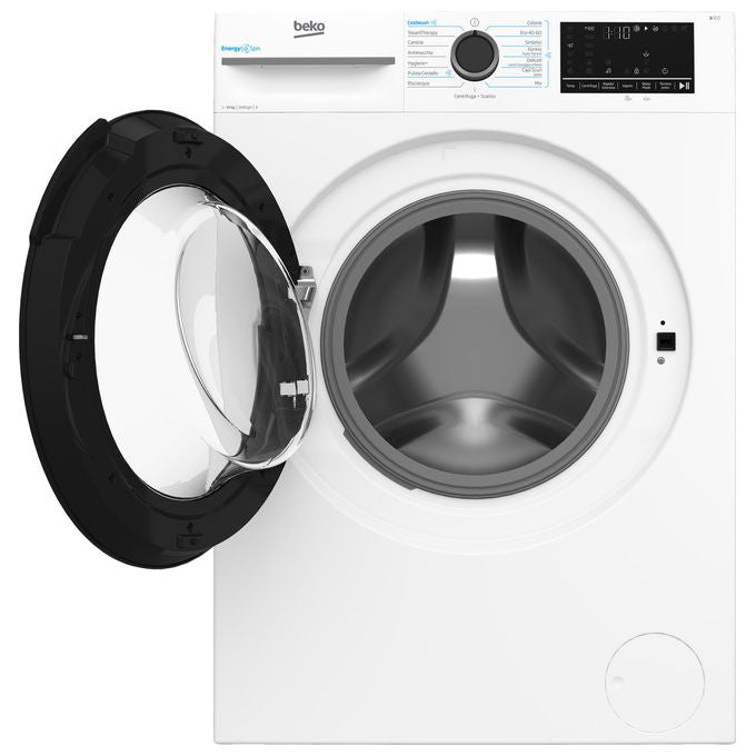 Beko BMW10149DB b300 Lavatrice Carica Frontale 10 Kg 1400 rpm Classe A Motore Inverter Vapore EnergySpin IronFast (85x60x58 cm) colore Bianco