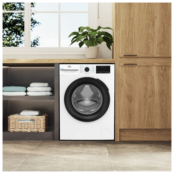 Beko BMW10149DB b300 Lavatrice Carica Frontale 10 Kg 1400 rpm Classe A Motore Inverter Vapore EnergySpin IronFast (85x60x58 cm) colore Bianco