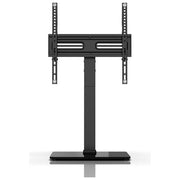 Meliconi Table400 Supporto TV da Tavolo Universale 32''-60'' VESA 200-300-400 Base in Vetro Temperato Nero