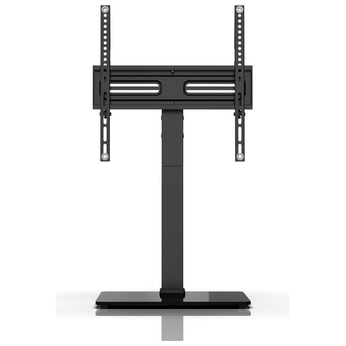 Meliconi Table400 Supporto TV da Tavolo Universale 32''-60'' VESA 200-300-400 Base in Vetro Temperato Nero
