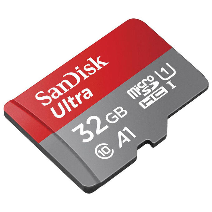 Sandisk, Scheda MicroSDHC, 32 GB, 120 MB-s, Classe 10, con adattatore SD