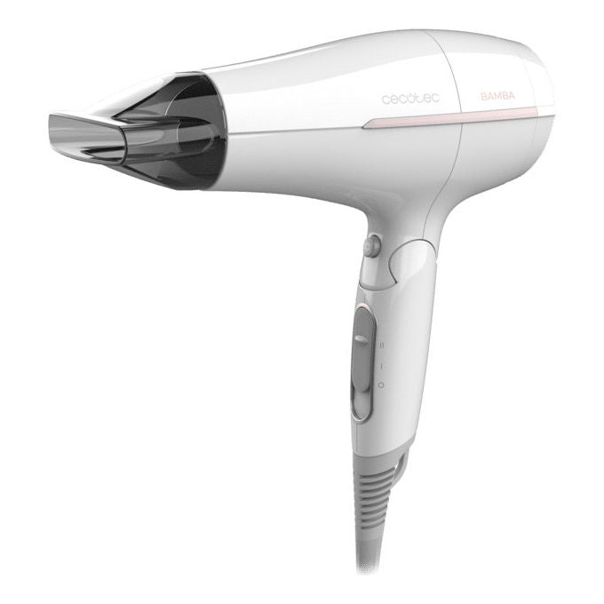 Cecotec Asciugacapelli Ionicare PowerandGo Heaven 2000 W Bianco con Ioni da Viaggio