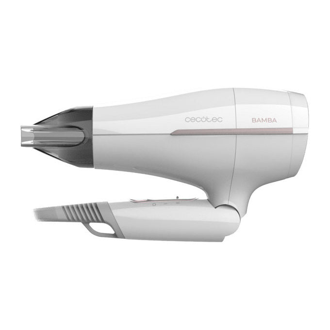 Cecotec Asciugacapelli Ionicare PowerandGo Heaven 2000 W Bianco con Ioni da Viaggio