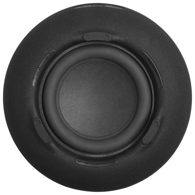 Harman-kardon Altoparlante Bluetooth Design a 3 Vie Auracast Luce Ambientale Colorata Nero