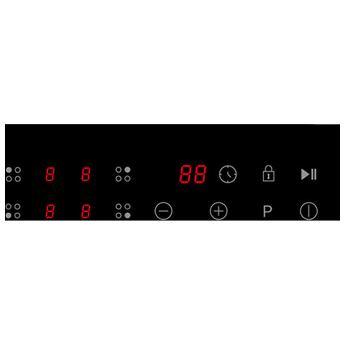 Indesit IS F 18Q60 NE, Piano Cottura a Induzione, 60cm, 4 Zone, Nero
