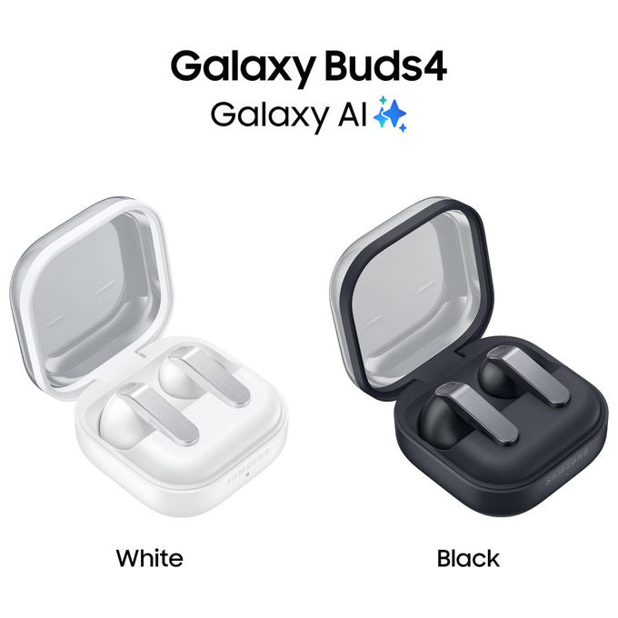 Samsung Galaxy Buds4 Auricolari Bluetooth Wireless ANC Nero Audio 360° Galaxy AI