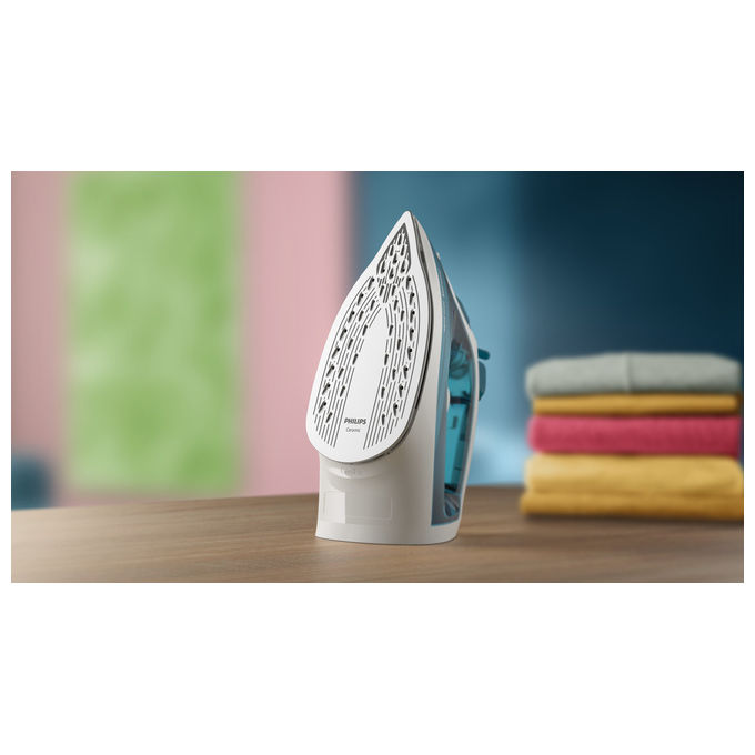 Philips DST2020-90 Serie 2000 Ferro da stiro a vapore Piastra in Ceramica 2000 W 25 g-min colpo vapore 110 g-min colore Acqua