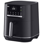 Braun HF5075 Friggitrice ad aria 6 L 2000 W 20 programmi doppia resistenza rivestimento ceramico display touch colore Nero Grigio