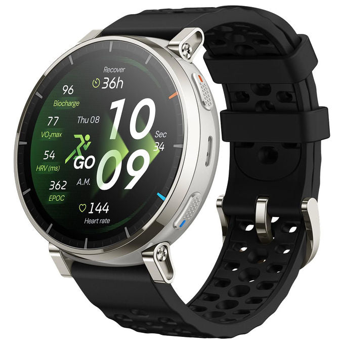 Amazfit W2558GL1N Active 3 Smartwatch AMOLED 1.32'' Vetro Zaffiro GPS NFC Bluetooth 5.3 12 giorni colore Oro