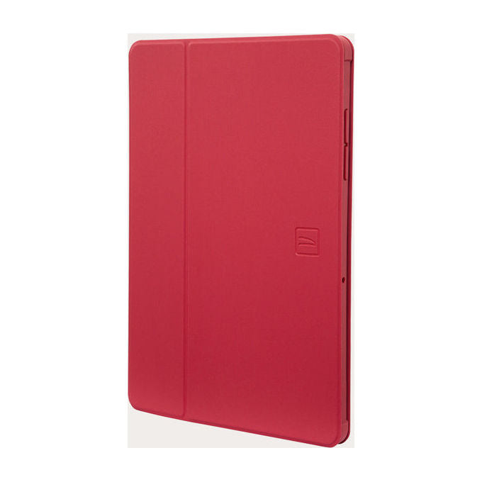 Tucano custodia a libro per Samsung Galaxy Tab A11+ e Tab A9+, 11 pollici, stand 3 posizioni, slot S Pen, rPET riciclato, rosso