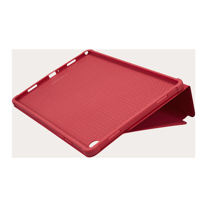 Tucano custodia a libro per Samsung Galaxy Tab A11+ e Tab A9+, 11 pollici, stand 3 posizioni, slot S Pen, rPET riciclato, rosso