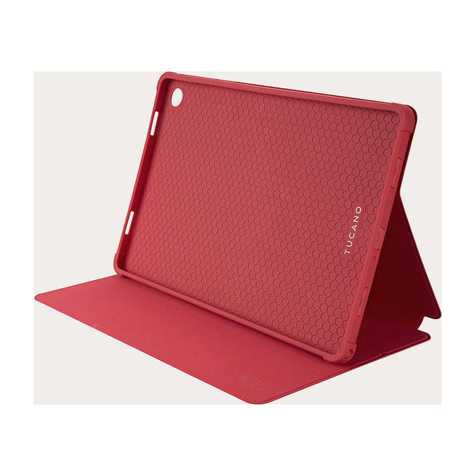 Tucano custodia a libro per Samsung Galaxy Tab A11+ e Tab A9+, 11 pollici, stand 3 posizioni, slot S Pen, rPET riciclato, rosso