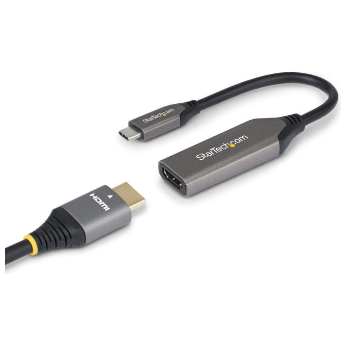 Startech.com Adattatore USB-C a HDMI 8K 60Hz 4K 120Hz USB4 a HDMI 2.1 Cavo 20 cm