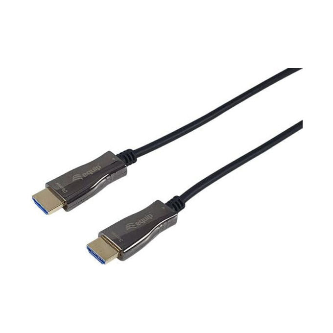 Equip Cavo HDMI HS Ethernet 2.0 18GB AOC 4K-60Hz 15.00m Nero