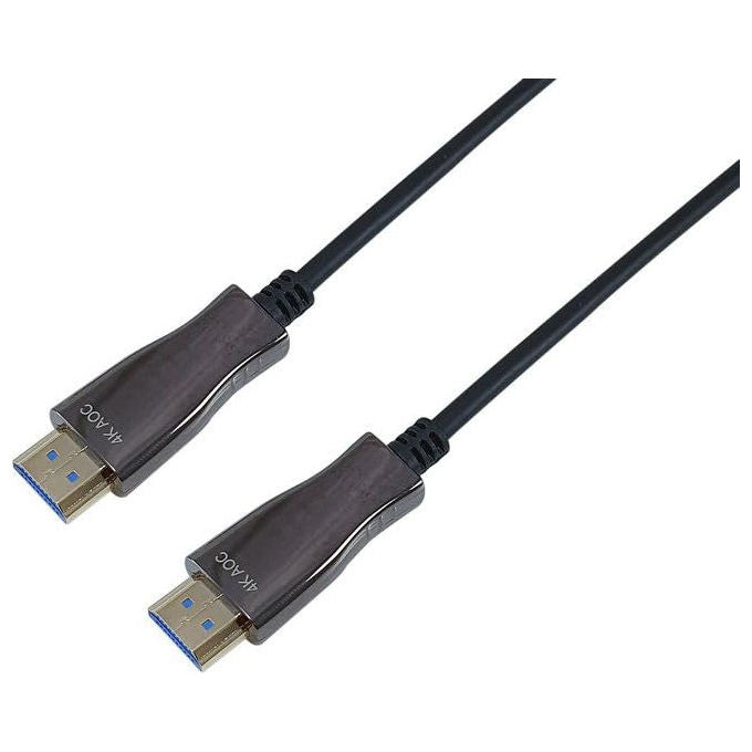 Equip Cavo HDMI HS Ethernet 2.0 18GB AOC 4K-60Hz 15.00m Nero