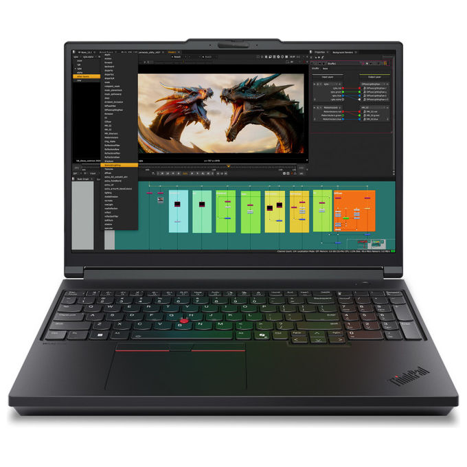 Lenovo ThinkPad T16g Gen 3 Intel Core Ultra 7 255HX 64 GB 1 TB SSD NVIDIA RTX 5080 Wi-Fi 7 Windows 11 Pro 16 pollici colore Nero