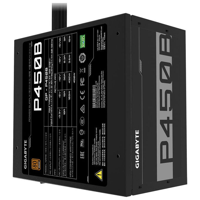 Gigabyte, Alimentatore PC, 450W, ATX, 80+ Bronze
