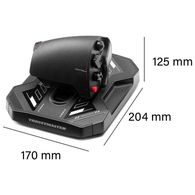 Thrustmaster Sol-R 6 Throttle, Manetta per Simulazioni di Volo su PC