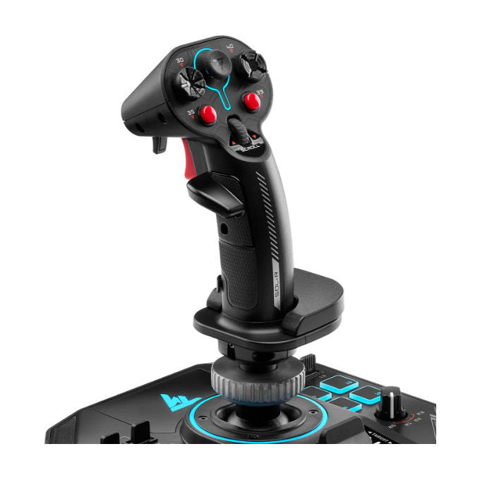 Thrustmaster Sol-R 4 HOTAS, Joystick con leva motore, USB, Nero, PC
