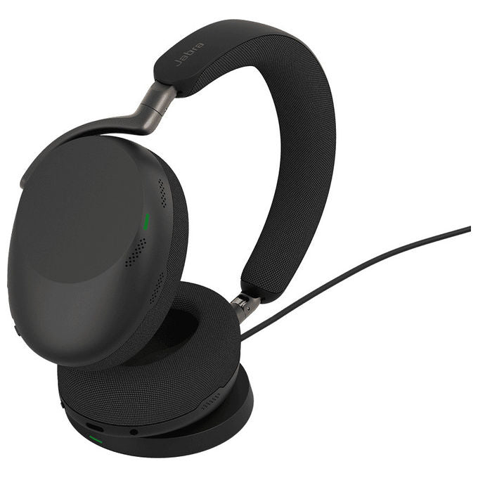 Jabra Auricolare Evolve3 85 Wireless e con Cavo Bluetooth Nero
