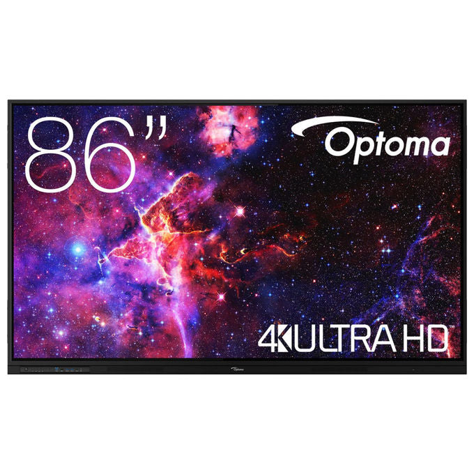 Optoma Lavagna Interattiva 86'' 4K Ultra HD Touch Screen Android Nera